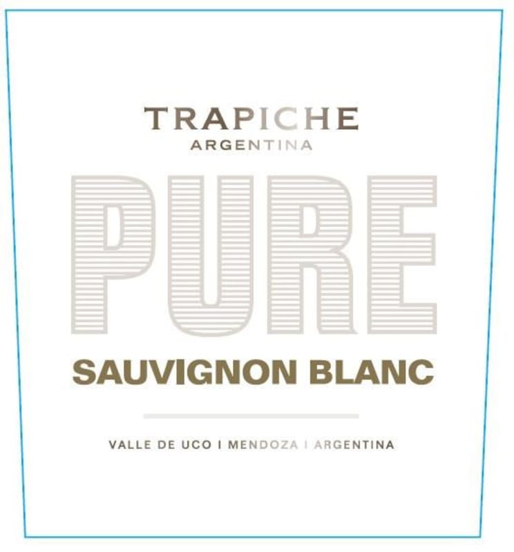 Trapiche Pure Sauvignon Blanc 2016 Front Label