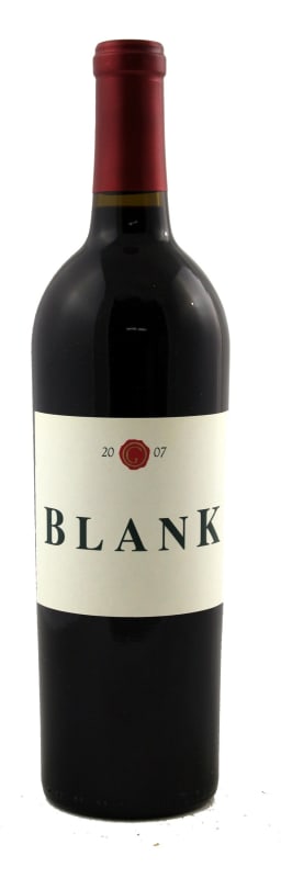 Grace Family Blank Cabernet Sauvignon 2007 Front Bottle Shot