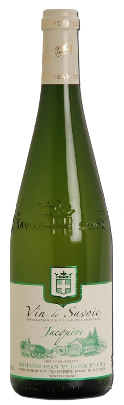 Domaine Jean Vullien La Jacquere Savoie Blanc 2017 Front Bottle Shot