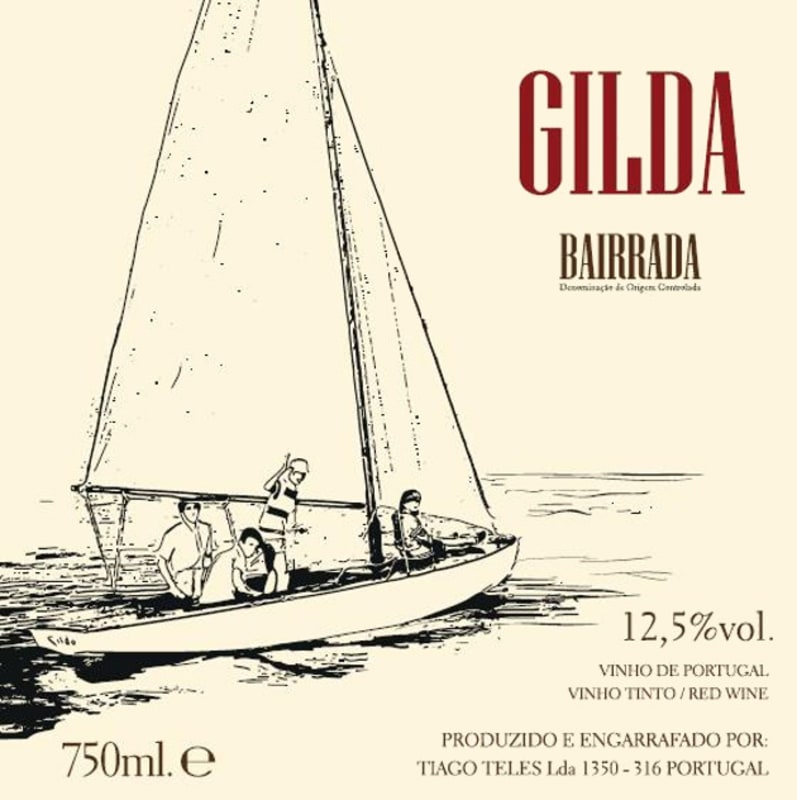 Tiago Teles Gilda Tinto 2016 Front Label
