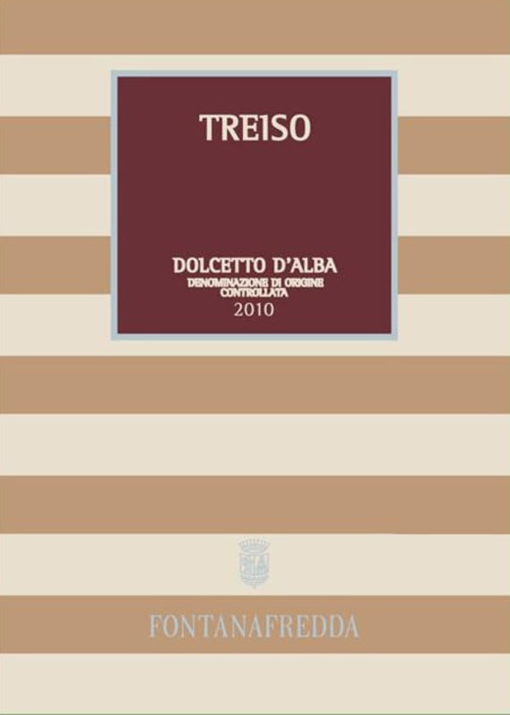 Fontanafredda Dolcetto d'Alba Treiso 2010 Front Label
