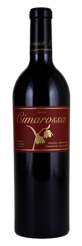 Cimarossa Vineyards Riva di Levante Vineyard Cabernet Sauvignon 2012 Front Bottle Shot