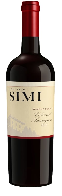 Simi Sonoma County Cabernet Sauvignon 2019 Front Bottle Shot