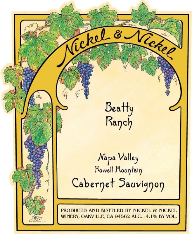 Nickel & Nickel Beatty Ranch Cabernet Sauvignon 2014 Front Label