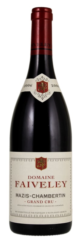 Faiveley Mazis-Chambertin Grand Cru 1996 Front Bottle Shot
