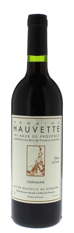 Domaine Hauvette Les Baux de Provence Cornaline Rouge 2015 Front Bottle Shot