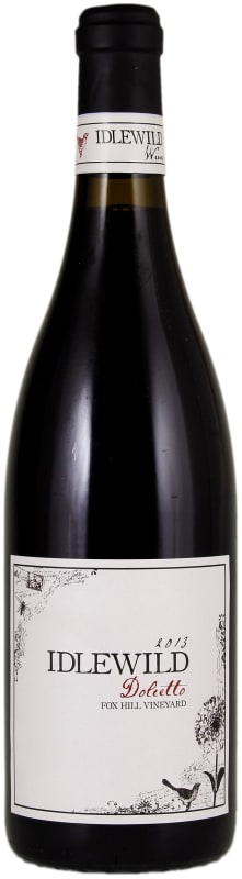Idlewild Fox Hill Dolcetto 2013 Front Bottle Shot