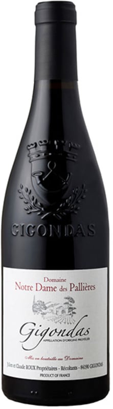 Notre Dame des Pallieres Gigondas Les Mourres 2018 Front Bottle Shot