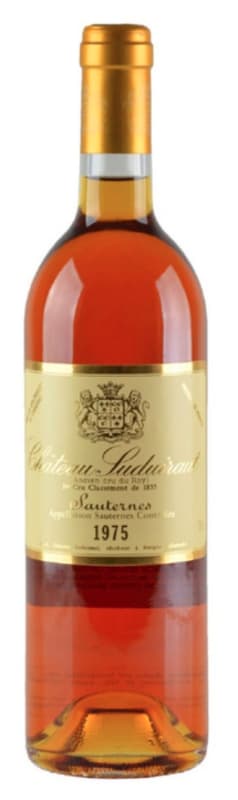 Chateau Suduiraut Sauternes (bin soiled label) 1975 Front Bottle Shot