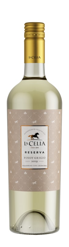 La Celia Reserva Pinot Grigio 2019 Front Bottle Shot