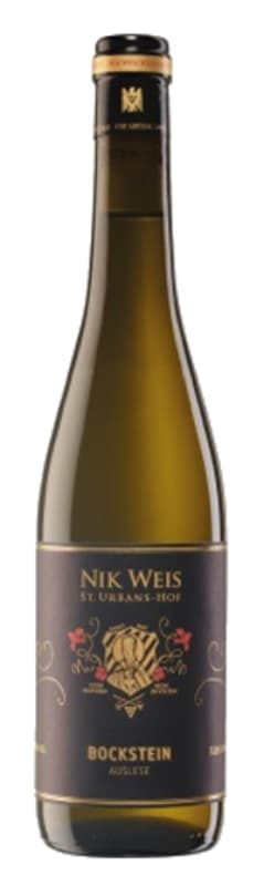 Nik Weis St. Urbans-Hof Ockfener Bockstein Riesling Auslese (375ML half-bottle) 2015 Front Bottle Shot