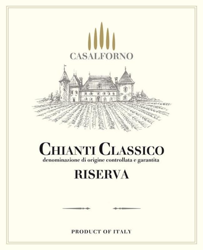 Casalforno Chianti Classico Riserva 2012 Front Label