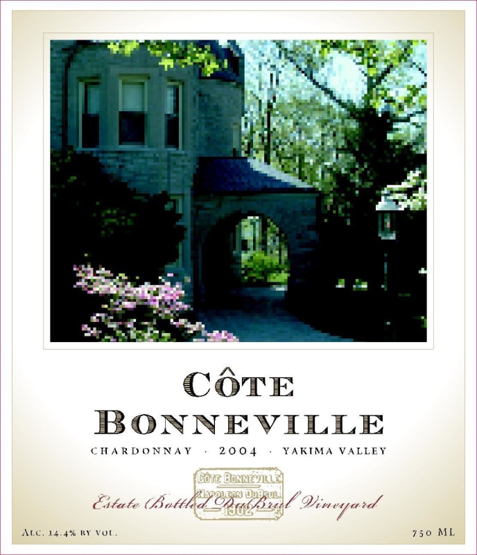 Cote Bonneville DuBrul Vineyard Chardonnay 2004 Front Label