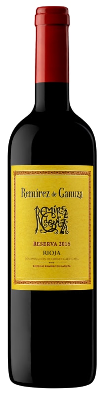 Remirez de Ganuza Rioja Reserva 2016 Front Bottle Shot