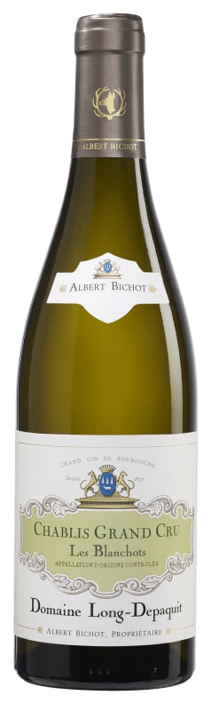Albert Bichot Chablis Les Blanchots Grand Cru Domaine Long-Depaquit 2019 Front Bottle Shot