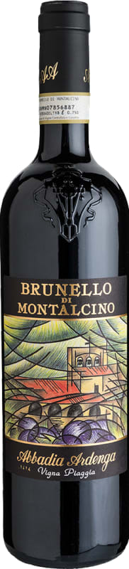 Abbadia Ardenga Brunello di Montalcino Vigna Piaggia 2018 Front Bottle Shot