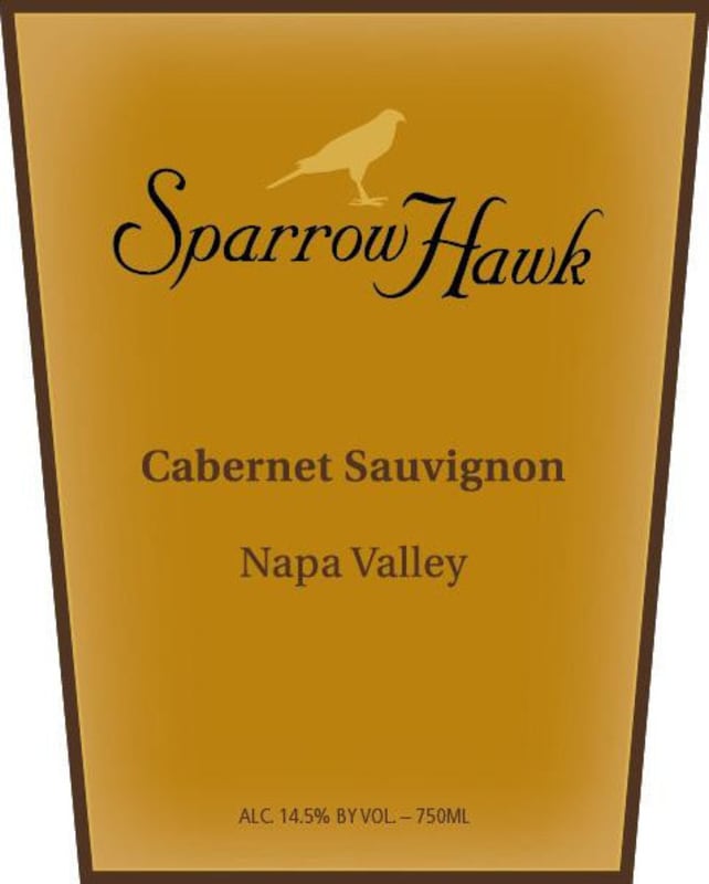 Sparrow Hawk Napa Valley Cabernet Sauvignon 2014 Front Label