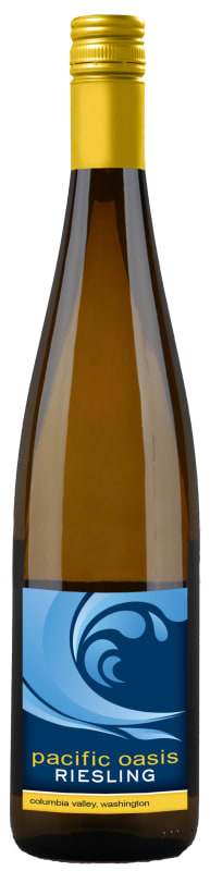 Pacific Oasis Riesling 2018 Front Bottle Shot