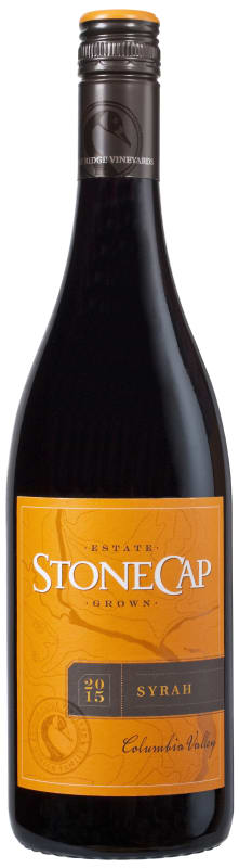 StoneCap Syrah 2015 Front Bottle Shot