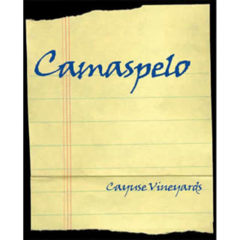 Cayuse Camaspelo 2005 Front Label