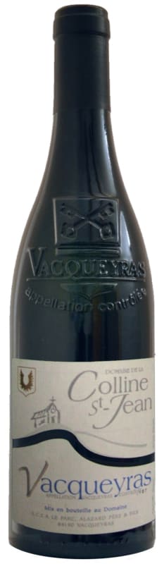 Domaine de la Colline St-Jean Vacqueyras 2013 Front Bottle Shot