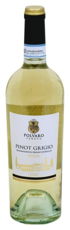 Tenuta Polvaro Pinot Grigio 2020 Front Bottle Shot