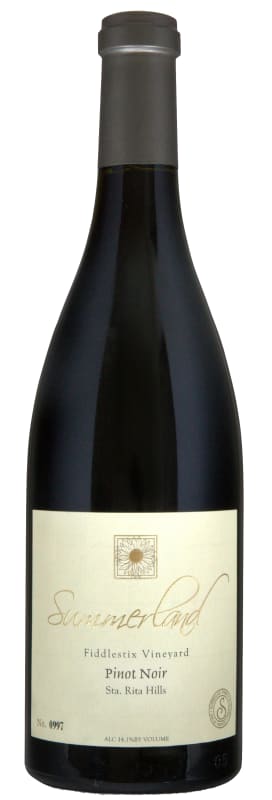 Summerland Fiddlestix Vineyard Pinot Noir 2016 Front Bottle Shot