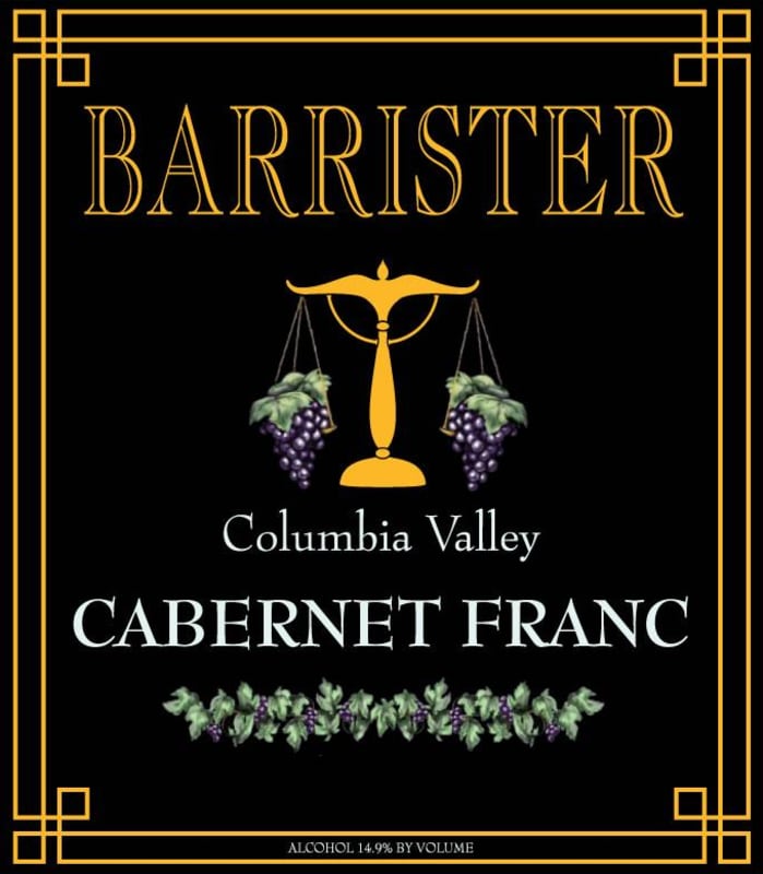 Barrister Winery Cabernet Franc 2010 Front Label