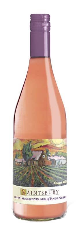Saintsbury Vincent Vin Gris Pinot Noir Rose 2020 Front Bottle Shot
