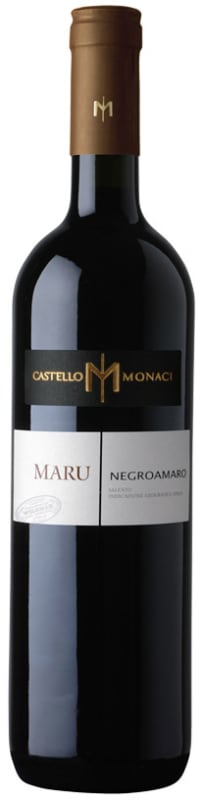 Castello Monaci Maru Negroamaro 2015 Front Bottle Shot