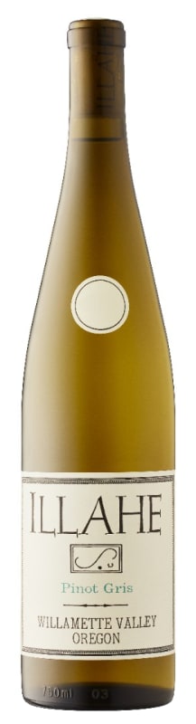 Illahe Vineyards and Winery Estate Pinot Gris 2021 Front Bottle Shot