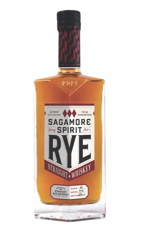 Sagamore Signature Rye Whiskey Front Bottle Shot