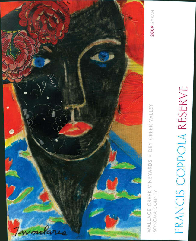 Francis Ford Coppola Reserve Syrah 2009 Front Label