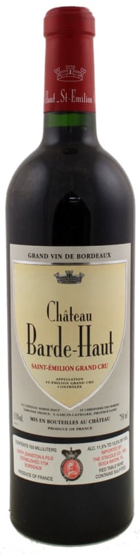 Chateau Barde-Haut 2009 Front Bottle Shot