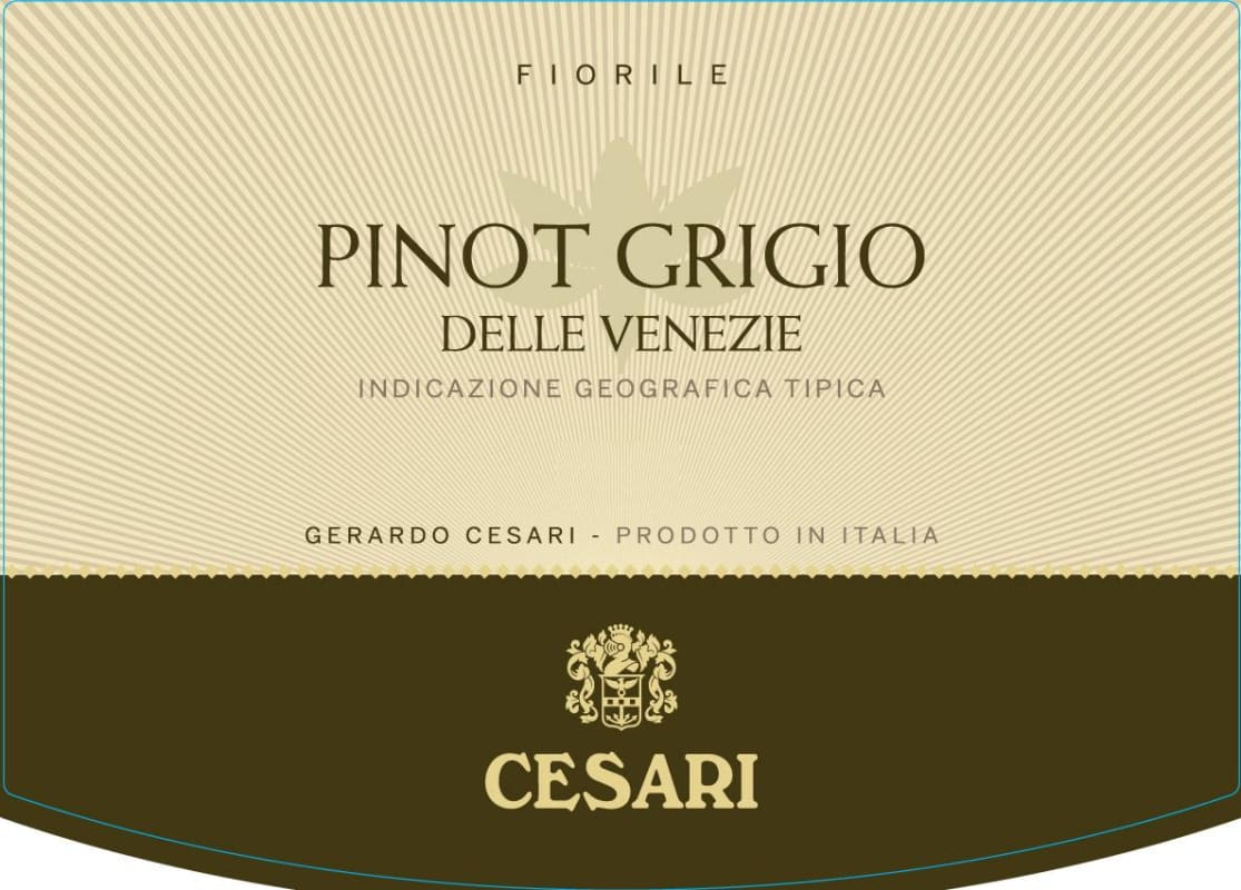 Cesari Delle Venezie Fiorile Pinot Grigio 2015 Front Label