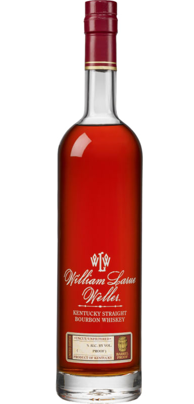 Weller William Larue Weller Kentucky Straight Bourbon Whiskey 125.8 Proof Front Bottle Shot