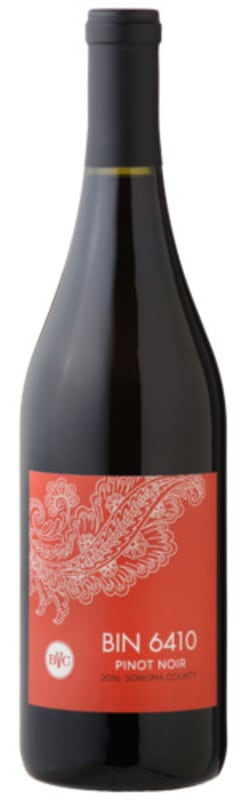 Bennett Valley Cellars Bin 6410 Pinot Noir 2016 Front Bottle Shot