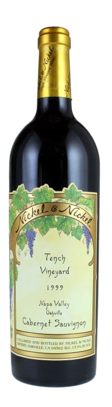 Nickel & Nickel Tench Vineyard Cabernet Sauvignon 1999 Front Bottle Shot
