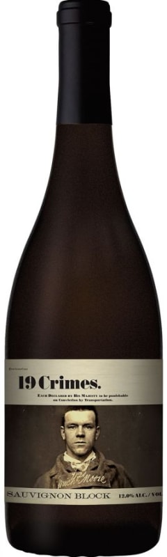 19 Crimes The Block Sauvignon Blanc 2020 Front Bottle Shot