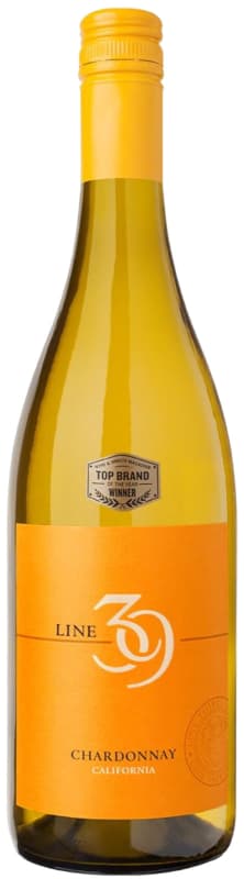 Line 39 Chardonnay 2016 Front Bottle Shot