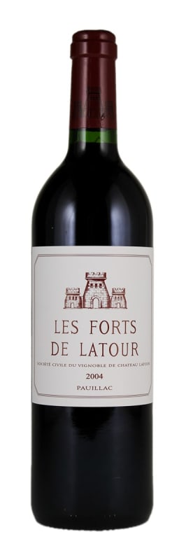 Chateau Latour Les Forts de Latour 2004 Front Bottle Shot