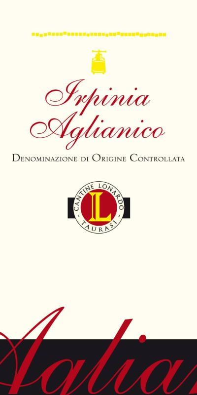 Contrade di Taurasi Cantine Lonardo Aglianico 2014 Front Label