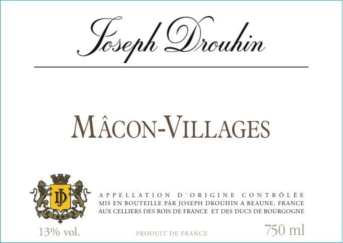 Joseph Drouhin Macon-Villages 2015 Front Label