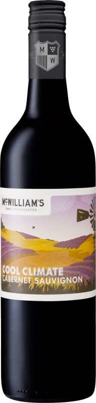 McWilliam's Cool Climate Cabernet Sauvignon 2015 Front Bottle Shot
