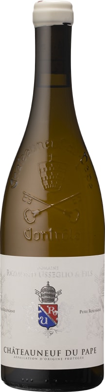 Domaine Raymond Usseglio Chateauneuf-du-Pape Pure Roussanne 2024 Front Bottle Shot