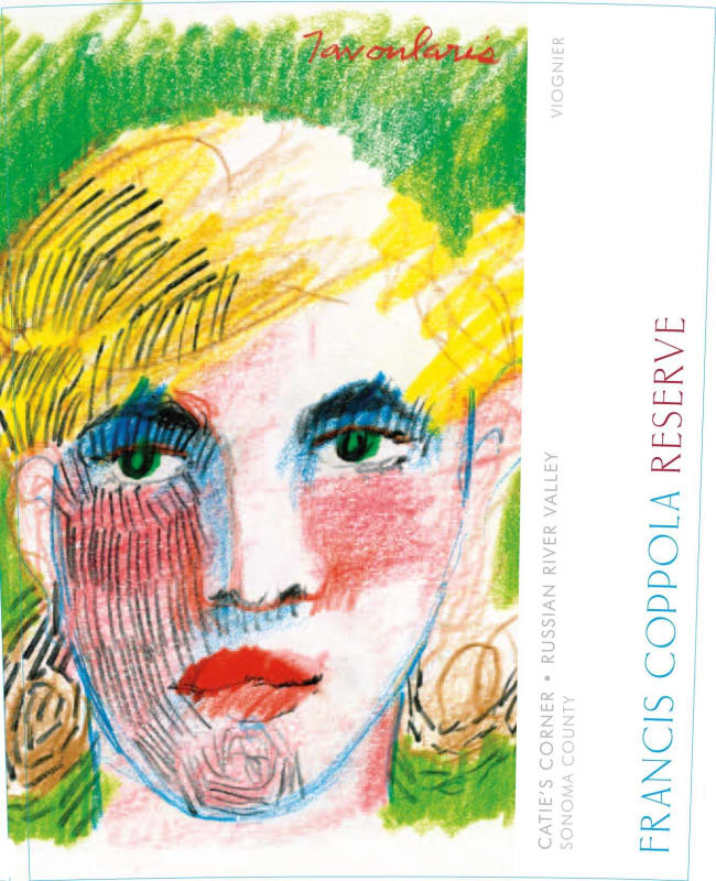 Francis Ford Coppola Reserve Viognier 2015 Front Label