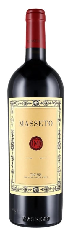 Masseto Tuscany 2022 Front Bottle Shot