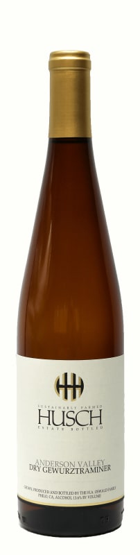 Husch Dry Gewurztraminer 2020 Front Bottle Shot