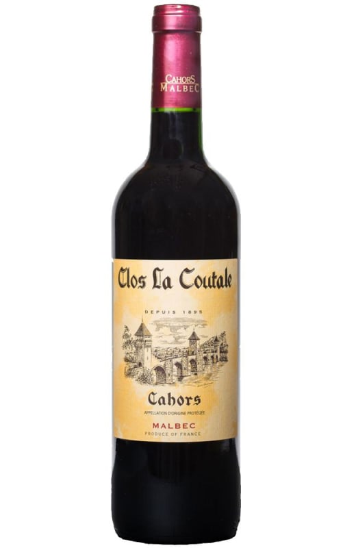 Clos La Coutale Cahors 2019 Front Bottle Shot