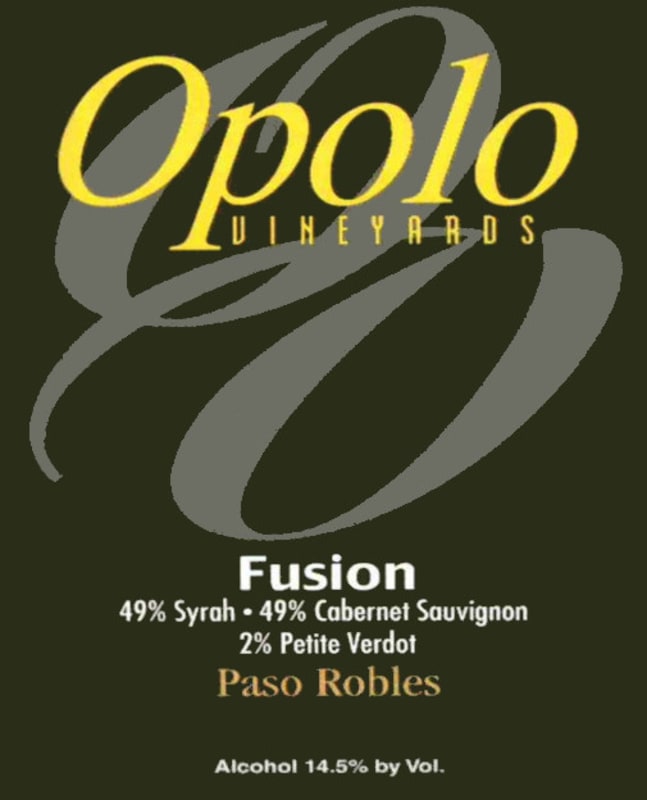 Opolo Fusion 2007 Front Label